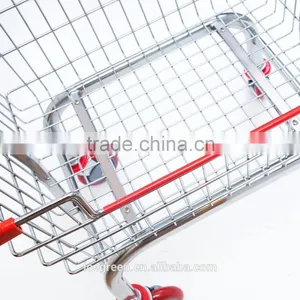 Metal Laundry Cart With Double Pole Rack thumbnail-6