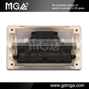 MGA A8 Series Universal Wall Socket With Switch thumbnail-4