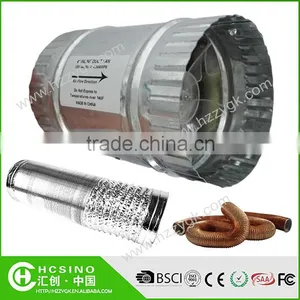 4, 6 Inch Active Carbon Filter Inline Booster Duct Fan Kit/Greenhouse Ventilation Reverse Inline Fan thumbnail-1