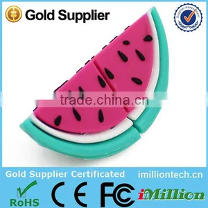 Watermelon Shape Novelty Cheap Wholesale 2.0 Usb Flash Drive/customized PVC Usb, Food USB , thumbnail-1