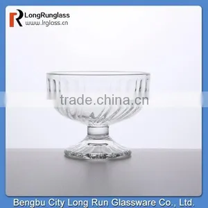 LongRun Bengbu Food Use Drinkware Carved Yoghurt Bowls With Foot thumbnail-1