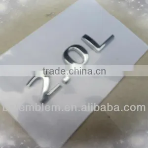 Chrome Plastic 2.0L Logo Badges thumbnail-1