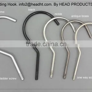 The HEAD Polished Chrome Swivel Metal Hook Ball End Hooks Different Sizes Hanger WARM GREY COLOR Hooks Metal Fitting thumbnail-4
