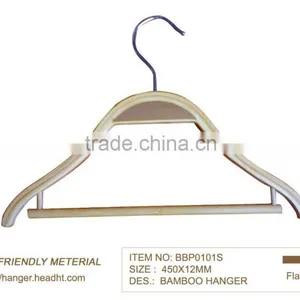 These HEAD Eco Bamboo, Bamboo Laminated Hangers With Clips, Children Hangers thumbnail-3