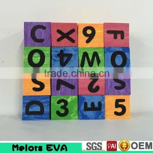 Charming Non-toxic High Quality Cheap EVA Foam Custom High Quality Plastic Alphabet Shape Building Block thumbnail-2