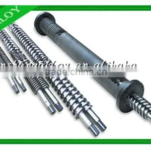 Pipe Extrusion Screw Barrel Conical Twin Screw Barrel for PVC Pipe/sheet/profile thumbnail-1