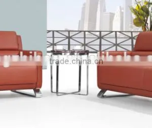 Green Leather Fancy Sectional Sofa Sets 131 G-319 thumbnail-4