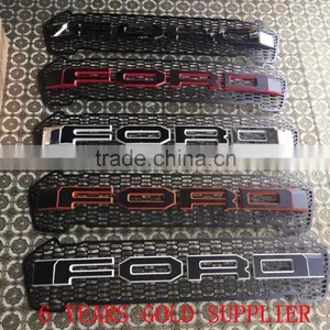 Front Grill Mesh for FORD Ranger 2015 With LED Light thumbnail-1