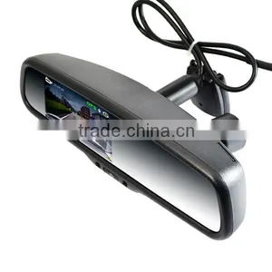 4.3" 1080P Car DVR Rearview Mirror With WIFI, 2-channel Recording, GPS Tracker and Auto Dimming thumbnail-3