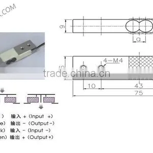 Cheap Alloy Aluminium Kitchen Scale Load Cell thumbnail-3
