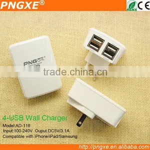2015 Innovative Product Wholesale Mini 4 Port Usb Wall Charger Compatible With All Devices thumbnail-4