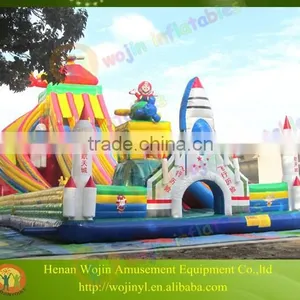 Large Inflatable Fun City Inflatable Climbing Slide Park for Sale thumbnail-2