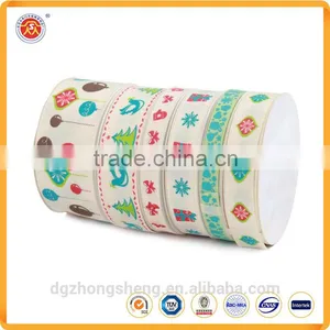 2016 Custom High Quality Printed Grosgrain Ribbons Satin Ribbons for Holiday Decoration / Gift Packing thumbnail-1