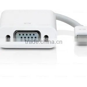 VGA Female to Mini Displayport Cable With White Cable thumbnail-1