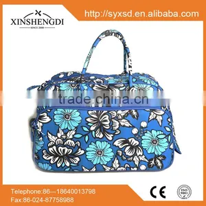IR016 2016 New Design Quilted Duffel Cotton Travel Tote Bag thumbnail-1