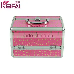 Factory Price New Design Multi-Functional Custom Logo Pvc Cheap Makeup Vanity Cases thumbnail-2