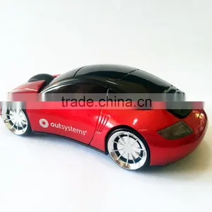 Personalized Logo 2.4Ghz USB Optical Car Line Mouse thumbnail-1