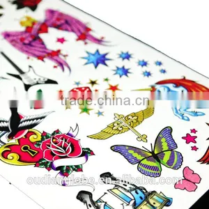 OEM Professional Item Gold Sliver Temporary Tattoo Sticker thumbnail-3