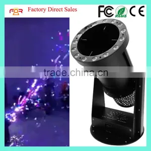 100% Factory Direct Sale DMX512 Stage Cannon With LED and Paper 15pcs 3w RGB 1200w LED Confetti Machine thumbnail-1