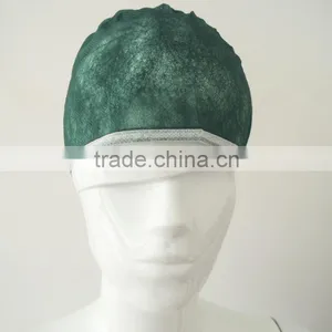 Disposable Nonwoven Medical Bouffant Mob Cap thumbnail-1