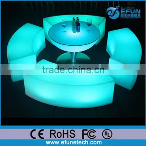 16 Colors Changing Glowing Party Bar Table and Stool,led Furniture Set thumbnail-1