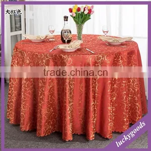 Hotel and Restaurant Use Royal Blue Printing 132 Round Table Cloth Wholesale thumbnail-3