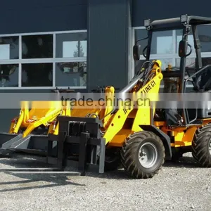 Best Price Chinese 800kg 908 Mini Wheel Loader Quick-hitch JOYSTICK With CE thumbnail-3