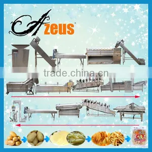 Full Automatic Frozen French Fries Maker/potato Chips Processing Machine thumbnail-1