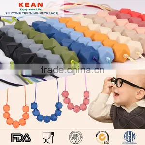 100% Non-Toxic Handmade Cool Jewellery Teething Necklace For Babies thumbnail-5
