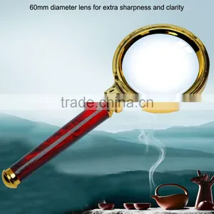 HD 80mm / 60mm Diameter Hand Held Reading Magnifier 10X Magnifying Glass Lens Jewelry Loupes thumbnail-4