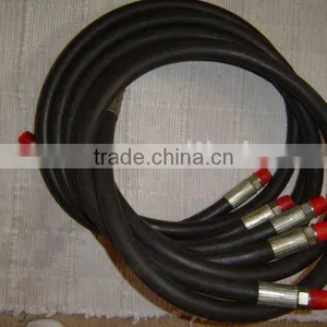 5 Hydraulic Hoses Gates 8C3 1/2 in Hose 1/2 in Male NPT thumbnail-1