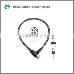 Steel Cable Lock Bicycle/Motorcycle Lock With High Quality thumbnail-1