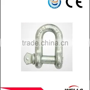 Galvanized Steel Drop Forged Europe Dee Shackle thumbnail-1