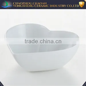 Inspirational Gift Heart Shaped Small Porcelain Ice Cream Sauce Bowl thumbnail-1
