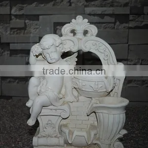 European Style Angle Air Humidifier Resin Water Fountain, Table Top Water Feature thumbnail-2