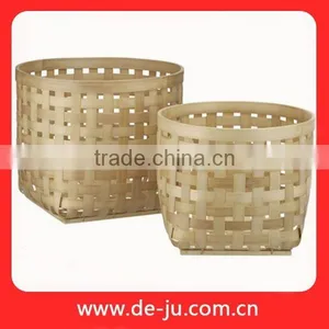 Knit Natural Bamboo Disposable Picnic Basket thumbnail-1