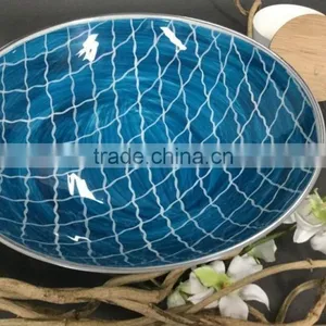 Decorative Tableware Enamel Fruit Tray Bowls | Aluminium Serving Trays | Enamel Trays thumbnail-3