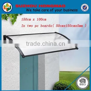 Economic Outdoor Polycarbonate (PC) Waterproof Awnings for Used Door Window Awnings thumbnail-1