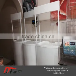 Plastic White Promotion Sampling Table by Vacuum Forming thumbnail-1
