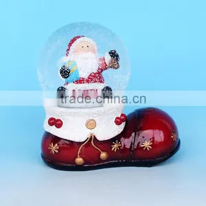2017 Shoe Shape High Quality Christmas Snowball For Decoration thumbnail-1