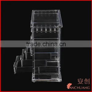Deluxe 7-drawer Clear Acrylic Jewelry Organizer Necklace Keeper thumbnail-3