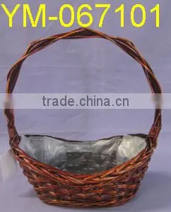 Boat Shaped Willow Basket Small thumbnail-1