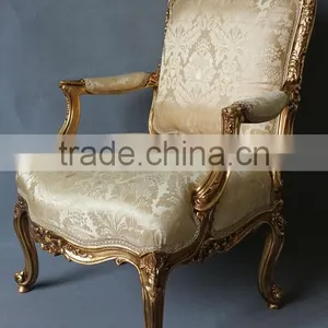 Antique Living Room Chair,golden Sofa thumbnail-1