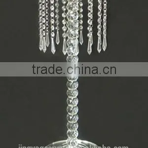 Popular Wedding Crystal Candelabra Flower Stand for Wholesale thumbnail-2