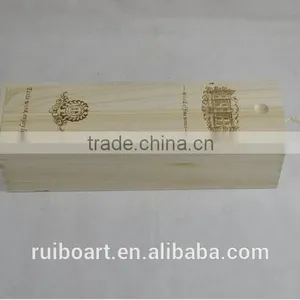 Single Wooden Box With Sliding Lid thumbnail-3