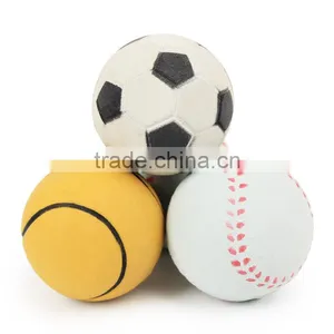 Sports Ball Solid Pet Color Elastic Rubber Ball Plain Trumpet Dog Play 4.5cm thumbnail-1
