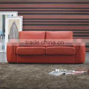 Bisini Modern Simple Red Leather Hotel Sofa (BG90451) thumbnail-1