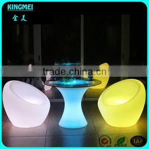 New Rechargeable Plastic Led Glowing Furniture Sofa With Lithium Battery & Rgb Lights thumbnail-5