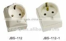 Schuko Rocker Electrical One 1 Gang Wall Socket thumbnail-1