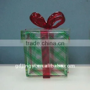 Cubic Plastic Acrylic Magnetic Closure Gift Box thumbnail-1